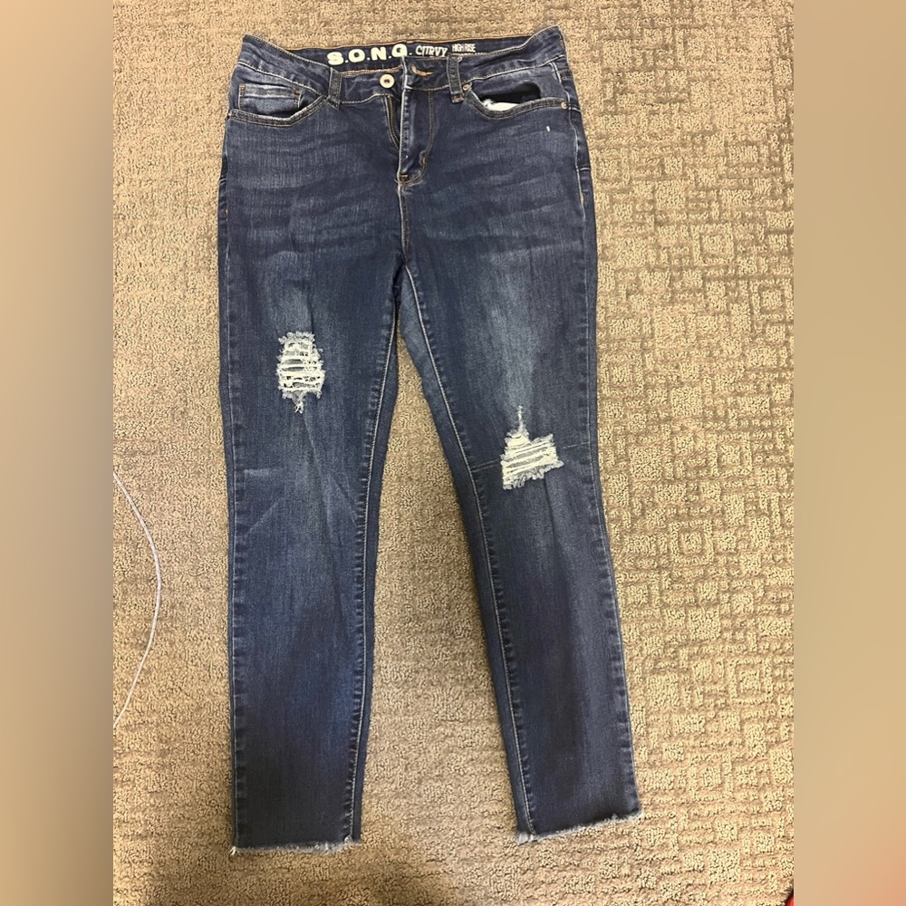S.O.N.G. Skinny high rise jeans